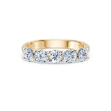 Diamond Eternity Ring Round Brilliant 1.25ct by Qutahia Jewellery