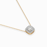 Diamond Eternity Necklace Round 0.4ct by Qutahia Jewellery