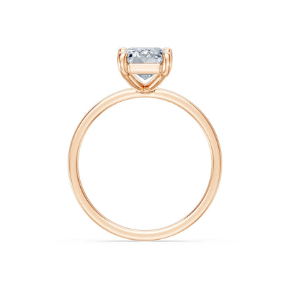 Emerald Lab Grown Diamond Solitaire Engagement Ring 2.0ct by Qutahia Jewellery