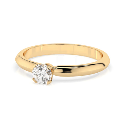 Solitaire Ring (Round), 0.3 ct — 101-10089(4.2)