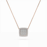 Illusion Necklace (Round), 0.12 ct — 104-10035