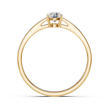 Solitaire Ring (Round), 0.45 ct — 101-10012/1(4.8)