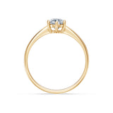 Round Brilliant Diamond Solitaire Engagement Ring 0.7ct by Qutahia Jewellery