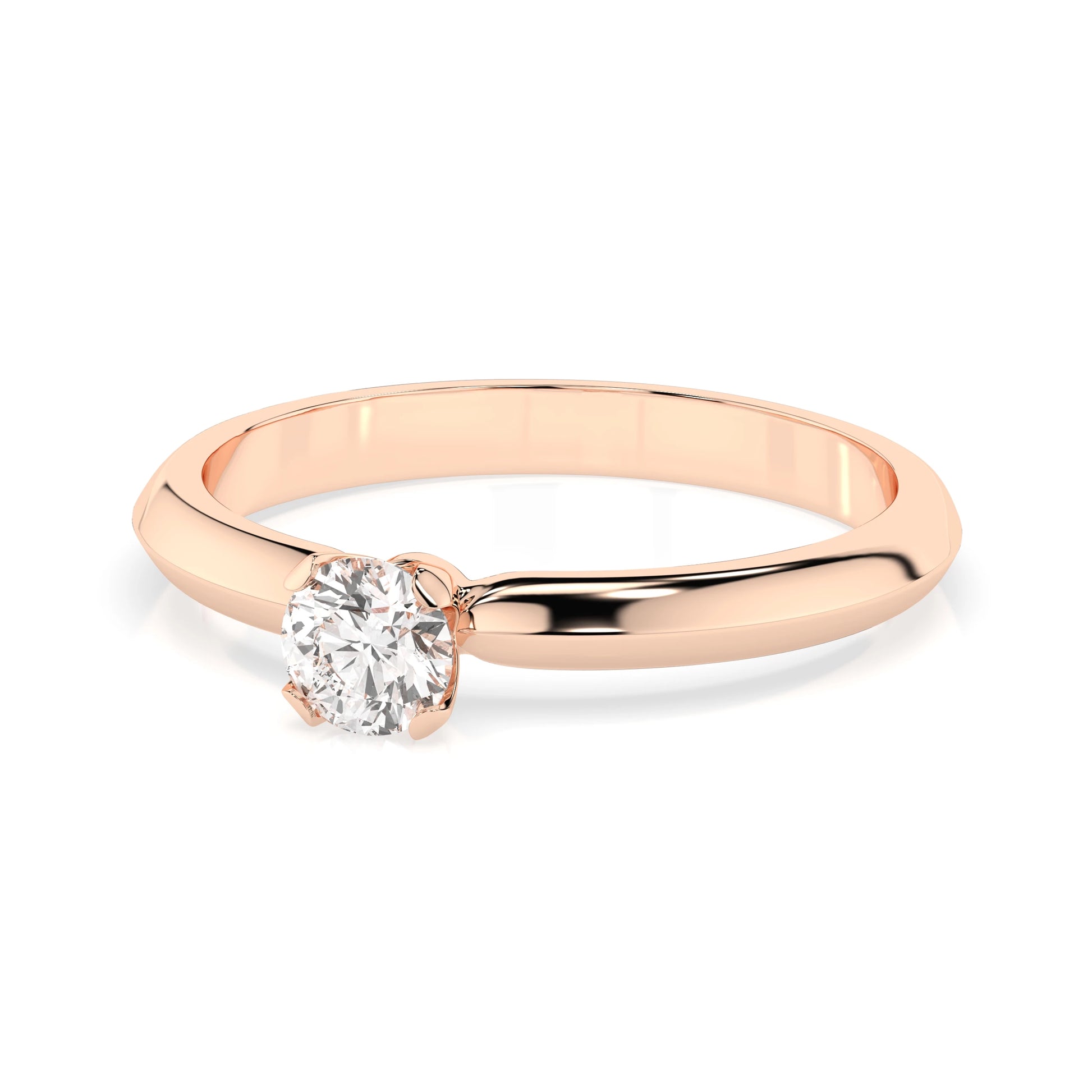 Solitaire Ring (Round), 0.25 ct — 101-10089(4.0)