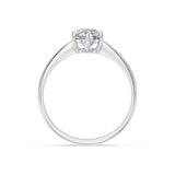 Round Brilliant Diamond Classic Solitaire Engagement Ring 1.0ct by Qutahia Jewellery