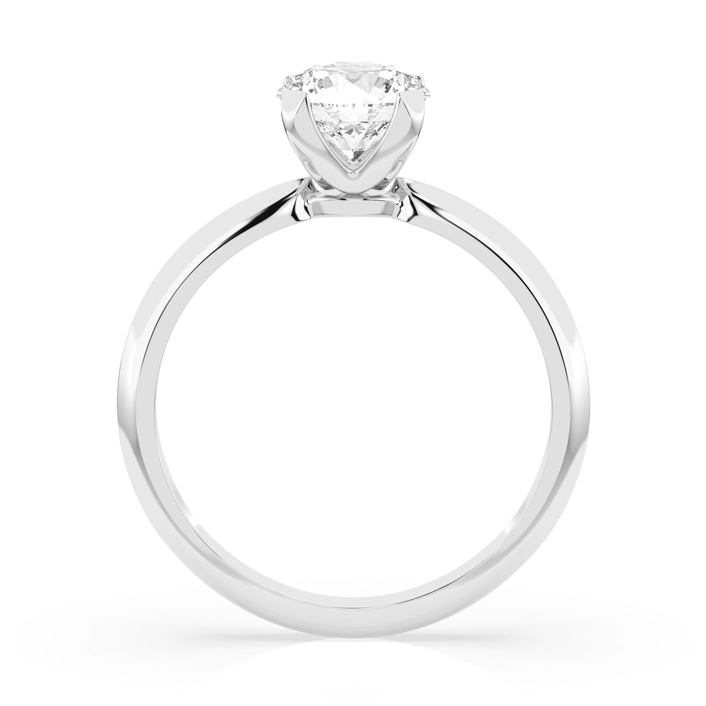 Solitaire Ring (Round), 0.5 ct — 101-10089(5.1)