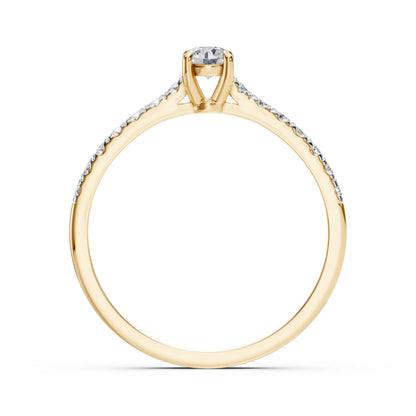 Solitaire Eternity Ring (Round), 0.2 ct — 101-10094(3.7)