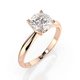 Solitaire Diamond Ring Round 1.0ct by Qutahia Jewellery