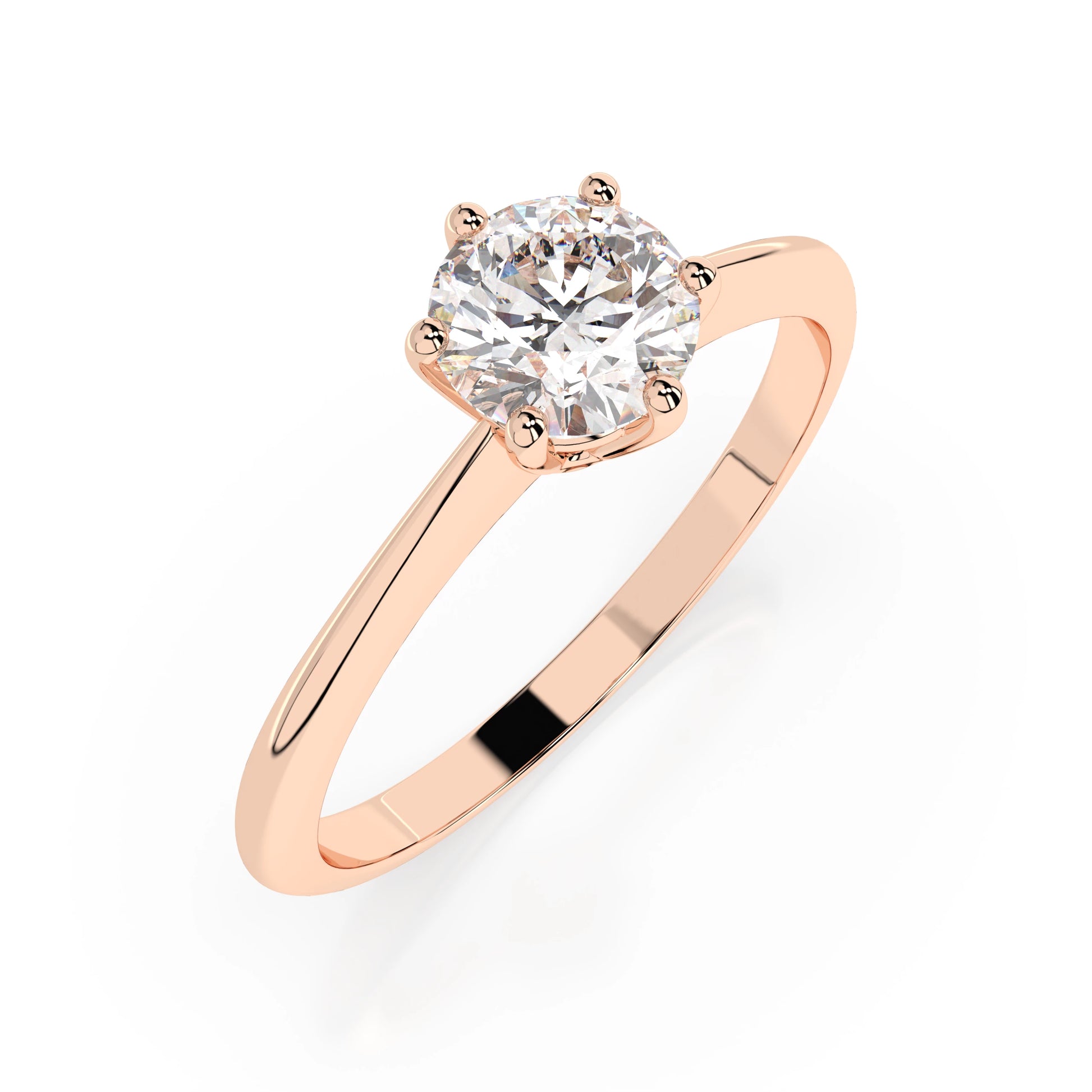 Solitaire Ring (Round), 0.35 ct — 101-10027(4.5)