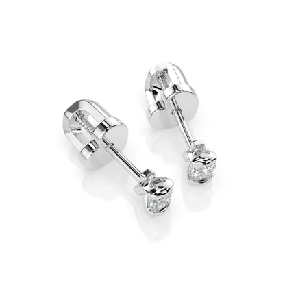 Solitaire Butterfly Earring (Round), 0.2 ct — 102-10016(3.0)