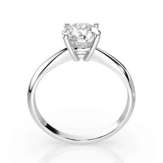 Solitaire Ring (Round), 1.0 ct — 101-10021(6.5)