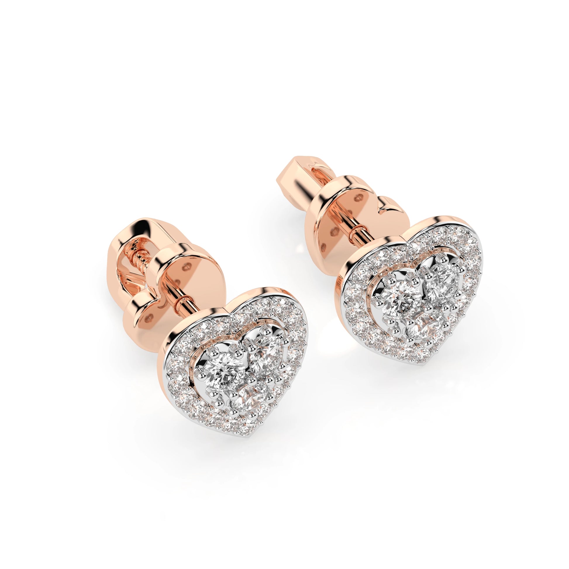 Illusion Earring (Round), 0.17 ct — 102-10096