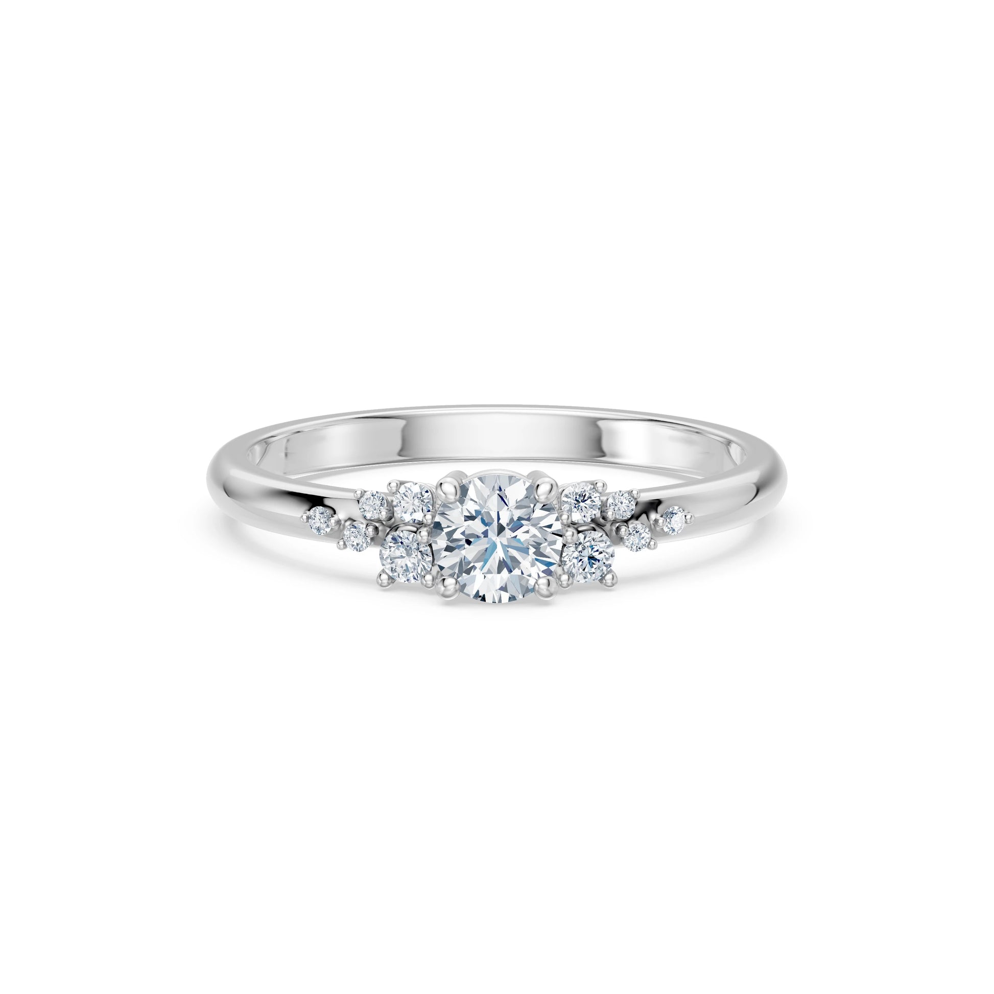 Solitaire Eternity Ring, 0.35 ct — 101-10140(4.5)