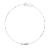 Diamond Bracelet Gold Round 0.05ct by Qutahia Jewellery