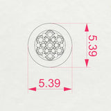 Illusion Earring (Round), 0.08 ct — 102-10068
