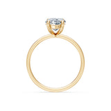Marquise Lab Grown Diamond Solitaire Engagement Ring 2.0ct by Qutahia Jewellery