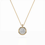 Illusion Necklace (Round), 0.12 ct β 104-10022