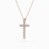 Minimalism Necklace (Round), 0.2 ct — 104-10025