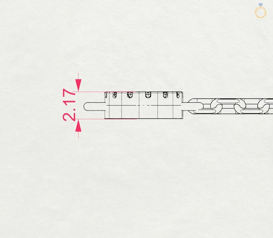 Minimalism Bracelet (Round), 0.07 ct — 105-10015