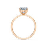 Oval Lab Grown Diamond Solitaire Engagement Ring 2.0ct by Qutahia Jewellery