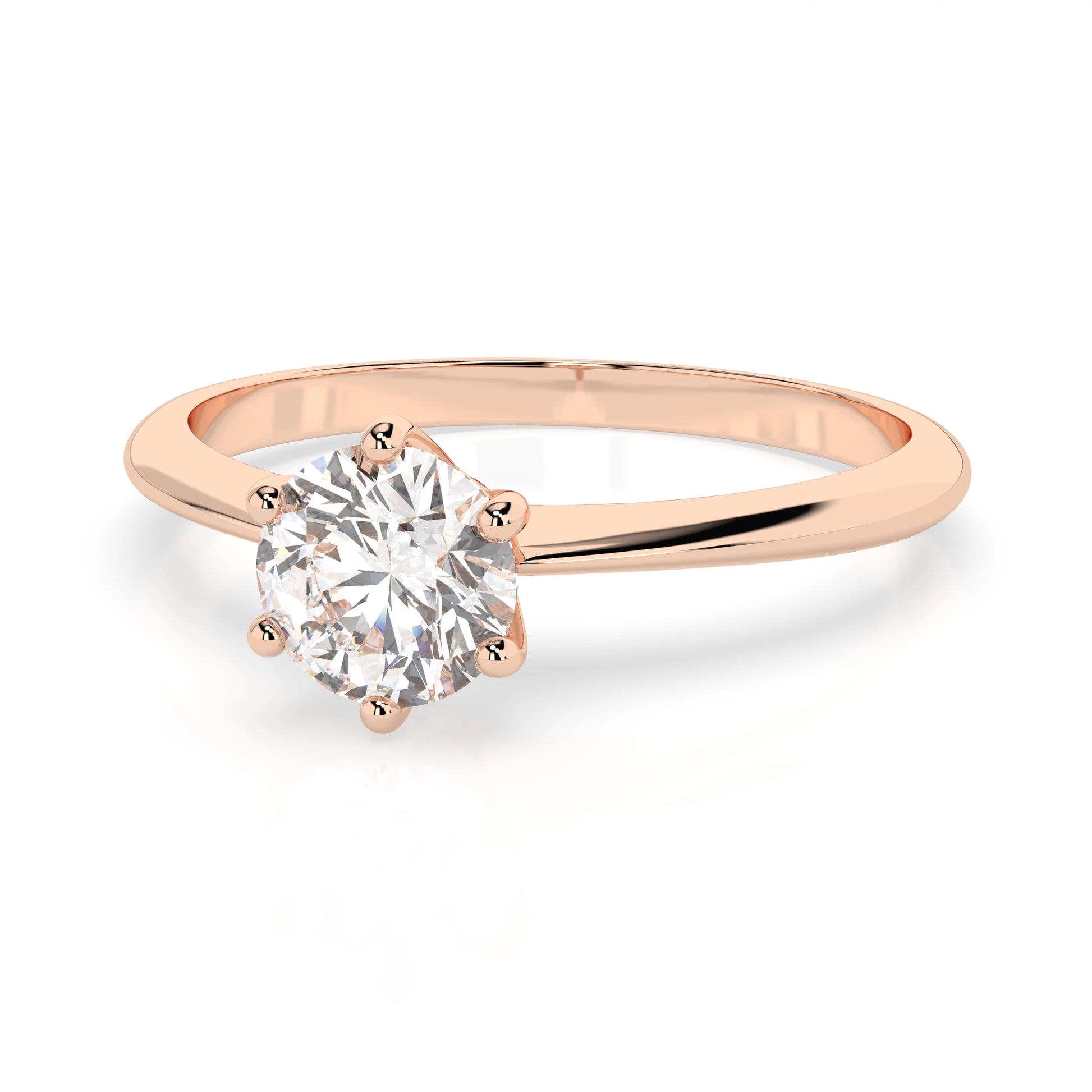 Solitaire Ring (Round), 0.5 ct — 101-10027(5.1)