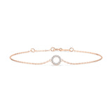 Diamond Bracelet Gold Round 0.07ct by Qutahia Jewellery