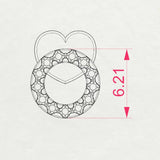 Small Diamond Earrings Round 0.16ct by Qutahia Jewellery