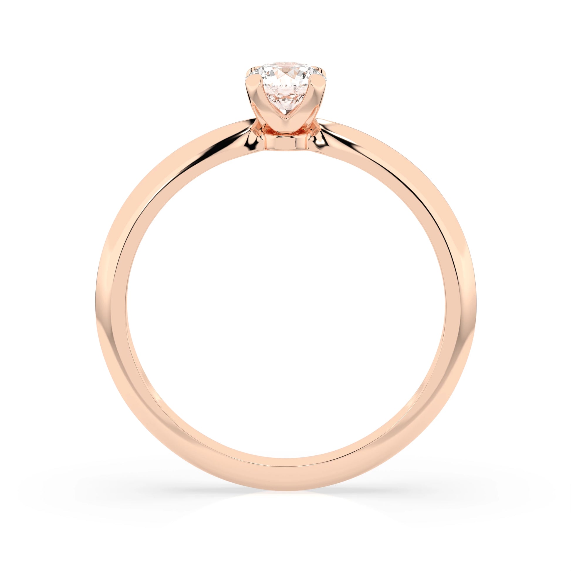 Solitaire Ring (Round), 0.25 ct — 101-10089(4.0)