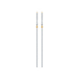 Small Diamond Earrings Round Brilliant 0.37ct by Qutahia Jewellery