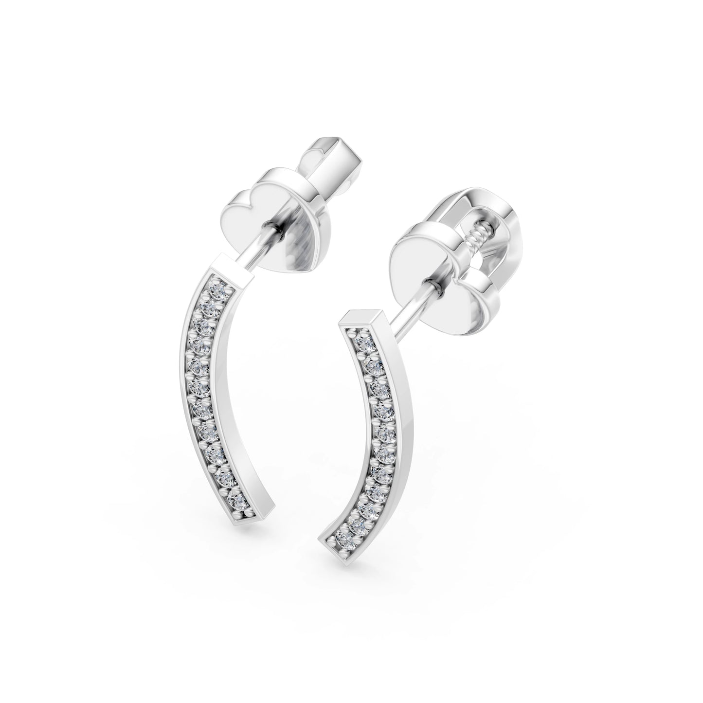 Minimalism Earring, 0.13 ct — 102-10065