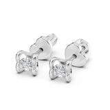 Diamond Stud Earrings Round 0.2ct by Qutahia Jewellery