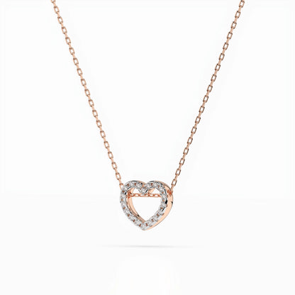Minimalism Necklace (Round), 0.09 ct — 104-10051