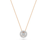 Illusion Necklace (Round), 0.03 ct — 104-10002(2.0)