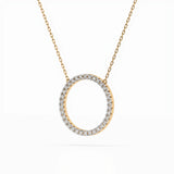 Minimalism Necklace (Round), 0.2 ct β 104-10023