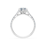 Marquise Lab Grown Diamond Micro Pave Eternity Ring 1.5ct by Qutahia Jewellery