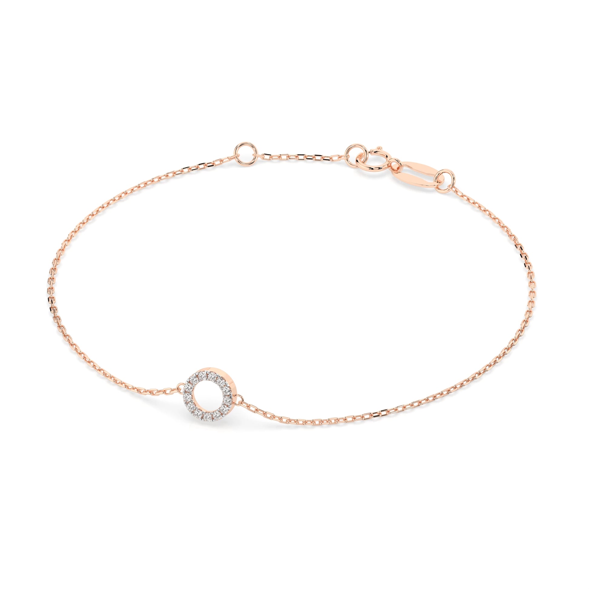 Minimalism Bracelet (Round), 0.07 ct — 105-10015