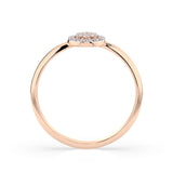 Illusion Ring (Round), 0.08 ct — 101-10072