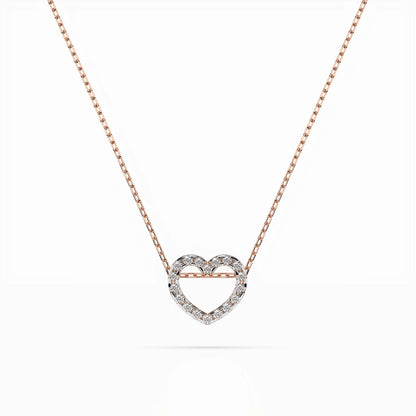 Minimalism Necklace (Round), 0.09 ct — 104-10051