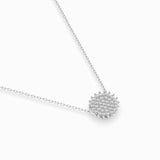 Illusion Diamond Necklace Round 0.15ct by Qutahia Jewellery