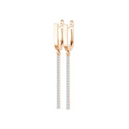 Minimalism Earring, 0.24 ct — 102-10129/1