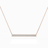 Minimalism Necklace (Round), 0.12 ct β 104-10024