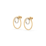 Small Diamond Earrings Round 0.25ct by Qutahia Jewellery
