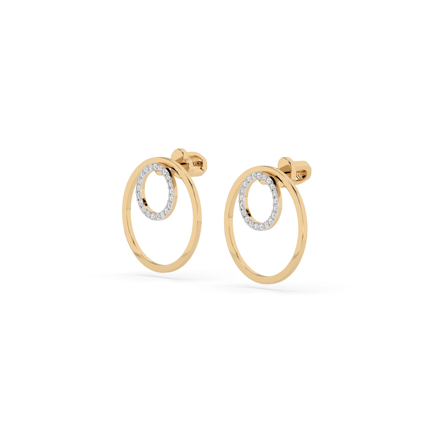 Minimalism Earring (Round), 0.25 ct — 102-10165