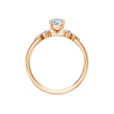 Marquise Lab Grown Diamond Classic Pave Eternity Ring 1.0ct by Qutahia Jewellery
