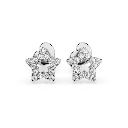 Minimalism Earring (Round), 0.18 ct — 102-10054