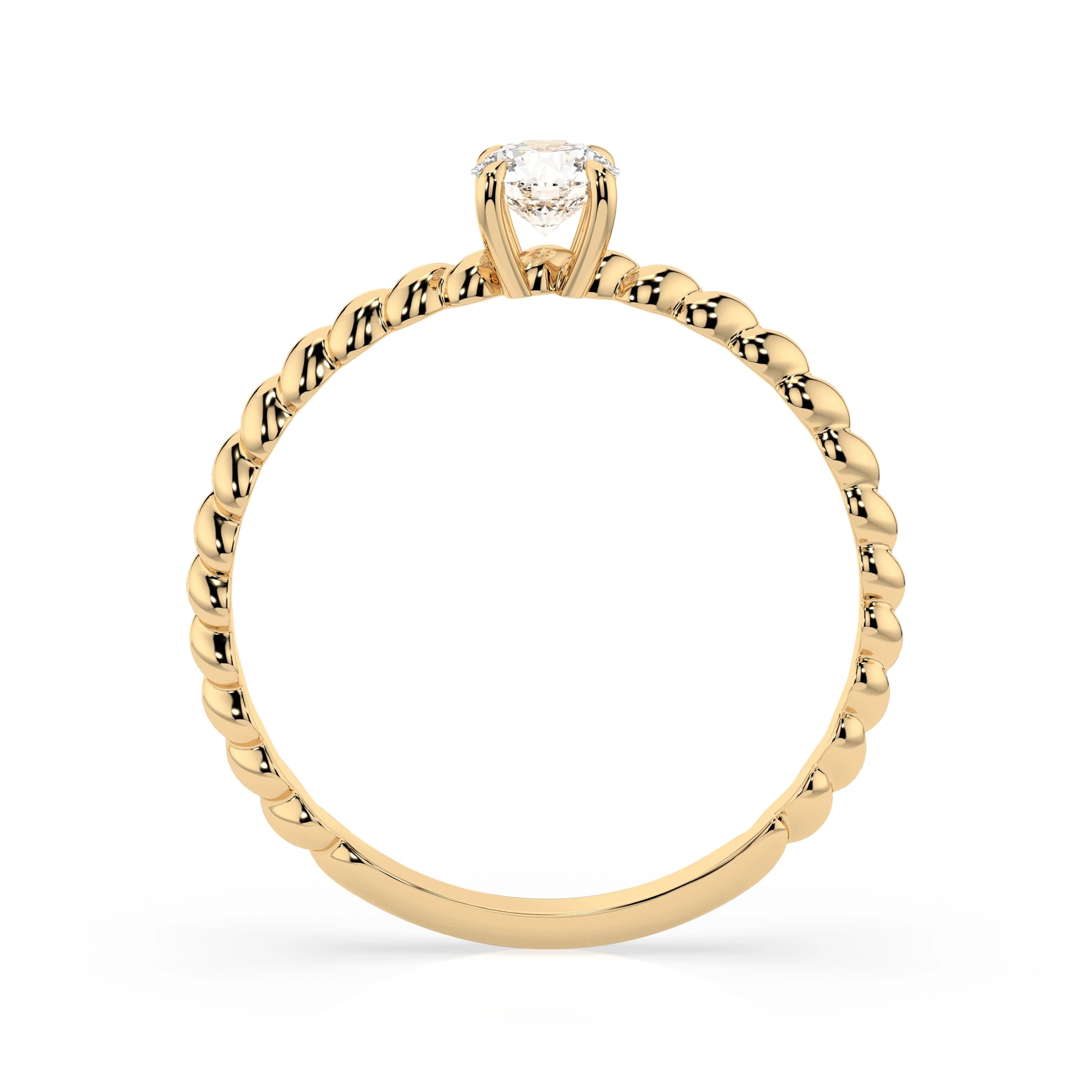 Solitaire Ring (Round), 0.3 ct — 101-10038(4.2)