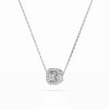 Diamond Eternity Necklace Princess 0.17ct by Qutahia Jewellery