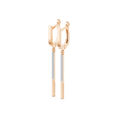 Minimalism Earring, 0.14 ct — 102-10129/6