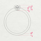 Solitaire Diamond Ring Round 0.15ct by Qutahia Jewellery