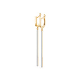 Small Diamond Earrings Round Brilliant 0.38ct by Qutahia Jewellery